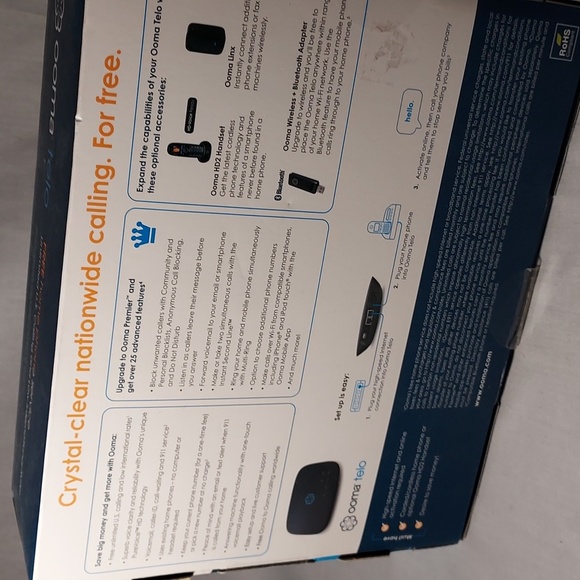 Ooma Telo Home Phone Service System NEW In Original Box - Picture 2 of 8